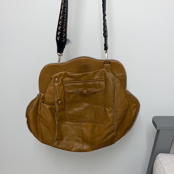 RARE Ashley Watson bag recycled leather, Vancouver Artist, every bag is unique! - Picture 3 of 11